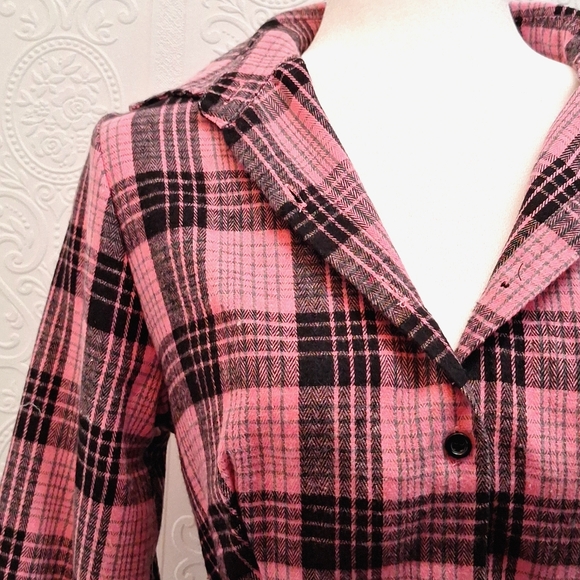 Plaid Flannel Dress - Picture 2 of 8